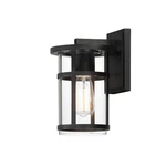 Maxim 40622CL Clyde Vivex 11" Tall Outdoor Wall Sconce - Black. Fixed Price $94.40.