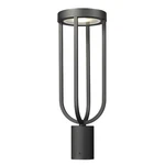 Z-lite Leland 1 Light 7" Outdoor Post Mount Fixture, Sand Blast 5005PHM-BK-LED. Fixed Price $224.40.