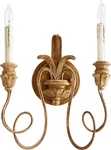 Quorum Salento Wall Sconce Lighting, 2LT, 40 Total Watts, French Umber. Fixed Price $138.57.