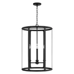 Capital Lighting Brennen 4-LIGHT Foyer Pendant 544941BI Black Iron Open Box New. Fixed Price $198.95.