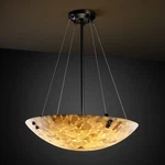 Justice Design Alabaster Rocks 18-INCH Pendant Bowl Ceiling Light Fixture. Fixed Price $274.00.