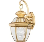 Quoizel NY8315B Newbury 1-LIGHT Outdoor Lantern, Polished Brass. Fixed Price $119.45.