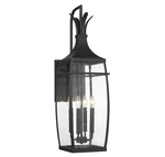 Matte Black Four Light Outdoor Wall Lantern From The Montpelier Collection. Fixed Price $490.00.