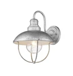 Ansel 1-LIGHT Outdoor Wall Sconce In Galvanized. Fixed Price $160.00.