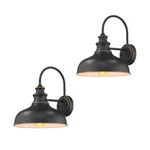 Zeyu Farmhouse Barn Light Fixture Wall Sconce Pack Black Finish 02A390-2. Fixed Price $159.58.