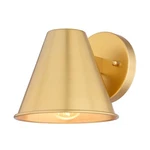 Vaxcel Smith 6.5"W Outdoor Wall Light, Gold/gold - T0793. Fixed Price $49.99.