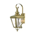 Livex Lighting 27372MS 22" Tall Outdoor Wall Sconce - Antique Brass /. Fixed Price $699.96.