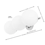 Safavieh Amaoi 3LT 21.25" Wall Sconce, Reduced Price 2172777389 SCN4135B. Fixed Price $68.00.