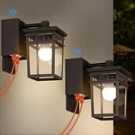 2 Pack Porch Lights With Gfci Outlets, Dusk To Dawn Outdoor Lighting Exterior.... Fixed Price $154.69.