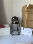 Sea Gull Lighting Castle 1-LIGHT Brushed Nickel Outdoor Wall Lantern 8593-965. Fixed Price $32.00.