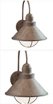 Kichler 9023 Olde Brick Seaside Single Light 14"H Outdoor Wall Sconce. Fixed Price $75.99.