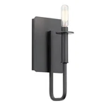 Kichler 43363 Black Alden Single Light 12"H Wall Sconce New- Bulb Not Included. Fixed Price $40.49.