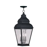 Livex Lighting 2610-04 Exeter 3 Black Outdoor Pendant Lan. Fixed Price $894.90.