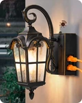 Edishine Dusk To Dawn Outdoor Wall Lights, Porch Fixture With Gfci Outl.... Fixed Price $82.57.