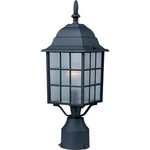 Maxim North Church 1-LIGHT Outdoor Pole/post Lantern Black 1052BK Free S&h. Fixed Price $54.99.