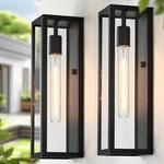 Large Outdoor Wall Lighting Fixtures Exterior 2-PACK, 15.8'' Waterproof Matte.... Fixed Price $109.59.
