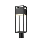Z-lite Barwick Light 21" Outdoor Post Mount Fixture, Black 585PHMR-BK-LED. Fixed Price $219.30.