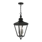 Livex Adams Lt Outdoor Large Pendant Lantern, Black/nickel/cluster 27377-04. Fixed Price $939.96.