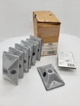 8PC Pass Seymour WPB12 Weatherproof Lamp Holder Cover (2) 1/2" Holes Gray. Fixed Price $100.00.