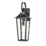 Z-lite Gannon 1 8" Outdoor Wall Light, Black/clear Beveled 5008M-BK. Fixed Price $207.40.
