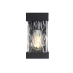 Elegant Lighting Thompson 1 9" Outdoor Sconce, Black/clear - OD372W9BK. Fixed Price $84.00.