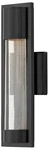 Hinkley Mist 15 1/2" High Satin Black Outdoor Wall Light. Fixed Price $249.00.