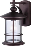 Treehouse 1-LIGHT Outdoor Lantern, Bronze Finish Wall Mount With Clear Glass, Du. Fixed Price $77.99.