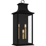 Quoizel ABY8409 Abernathy Light 23" Tall Outdoor Wall Sconce - Black. Fixed Price $295.99.