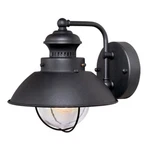 Vaxcel Harwich Light Outdoor Wall Sconce, Black/clear Seeded Glass - OW21581TB. Fixed Price $98.99.