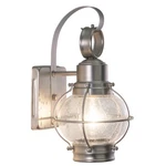 Vaxcel Lighting OW21861 Chatham Outdoor Wall Sconce - 7 Nickel. Fixed Price $94.99.