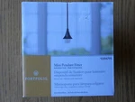 Portfolio Mini Pendant Fitter Interior Fixture Matte Black Finish 0394795. Fixed Price $21.99.
