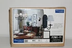 Progress Lighting Elegance Collection Sconce With Linen Shade Gilded Iron Finish. Fixed Price $25.99.