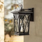 Quoizel Grover 14 1/2" High Mystic Black Outdoor Wall Light. Fixed Price $259.99.