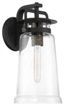 Minka Lavery Maribel Heights 1 Light Outdoor Wall Mount, Sand Coal / Gold. Fixed Price $334.00.