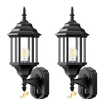 Redluck Motion Sensor Outdoor Lights, 2 Pack 16 Inch Dusk To - Black. Fixed Price $94.99.