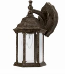 Nos Capital Lighting 12 Outdoor Wall Lantern Sconce, Tortoise Brown, 9830TS. Fixed Price $22.00.