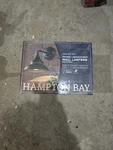 New Hampton Bay Lighting 1-LIGHT Black Outdoor Barn Wall LANTERN(KHC1691A-3)B111. Fixed Price $37.05.
