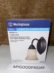 Westinghouse 62238 Trinity Ii One-light Interior Wall Fixture, Oil Rubbed Bronze. Fixed Price $32.99.