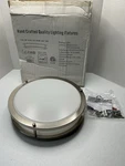Sunset Lighting 12IN Led Flush Mount Light, Dimmable Ceiling Fixture 4000K. Fixed Price $30.00.