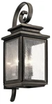 New Kichler Lighting 49503OZ Four Outdoor Wall Mount Large. Fixed Price $299.95.