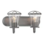 Designers Fountain Darby Light Bath, Weathered Iron 87002-WI. Fixed Price $44.99.