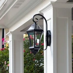 Gama Sonic Victorian Morph 21" High Black Solar Led Outdoor Wall Light. Fixed Price $159.99.