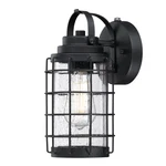 Westinghouse 6122300 Jupiter Point 12" Tall Outdoor Wall Sconce - Black. Fixed Price $70.35.
