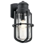 Kichler 49859 Black Suri Single Light 17-1/2"H Outdoor Wall Sconce. Fixed Price $211.99.