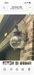 Northeast Lantern Round Onion 2841 Dark Brass Outdoor Wall Light 24. Fixed Price $379.00.
