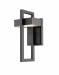 Z-lite 566S-BK-LED Luttrel 8W 1 Outdoor Wall Mount In Urban Style 5.5. Fixed Price $99.99.