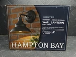 Hampton Bay Wetherby 11 In. Black Barn Outdoor Wall Light Sconce. Fixed Price $20.99.