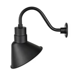 Millennium Lighting Series 12" Angle Shade, Satin Black LEDRAS12-SB. Fixed Price $134.32.
