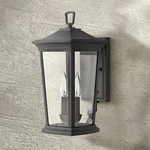 Hinkley Bromley 15 1/2" High Museum Black Outdoor Wall Light. Fixed Price $269.00.