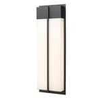 Z-lite Nyx 24" Outdoor Wall Light, Black/gloss Opal 5014B-BK-LED. Fixed Price $334.00.